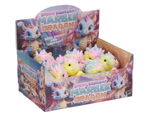 Sticky squishy marble dragon - squishy,