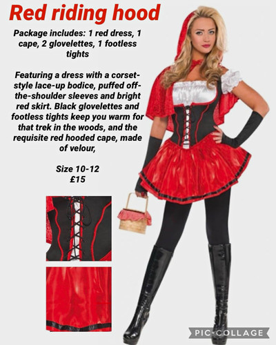 Womens little red riding hood - little,