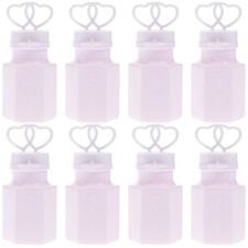 24 Pcs Wedding Bubble Bottles Valentine Double Heart Bubbles Party Favors