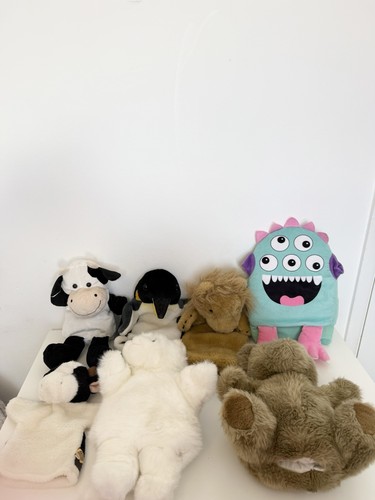 Large hand puppet bundle mixed - large,