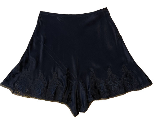 Authentic 1940 black - black, silk