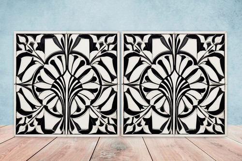 Art deco design ceramic tiles - design,