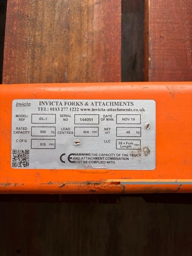 Forklift drum grab attachment - drum,