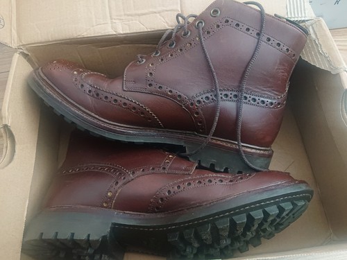Loake pennine brogue boots - loake,