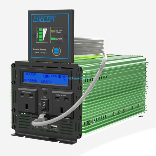 Edecoa 1500w pure sine - sine, wave