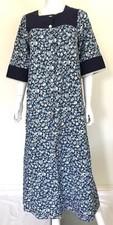Vintage 60s 70s Floral Cotton
