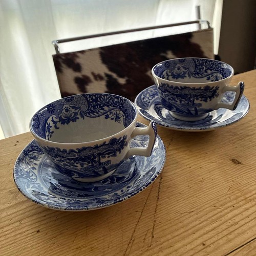 Spode blue onion tea - blue, &