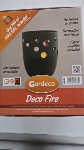 Cylinder pot fire gel - fire,
