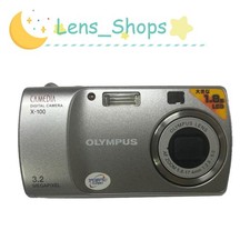 Olympus CAMEDIA X100 Digital Camera 3x Optical Zoom Gray Exposure Compensation 