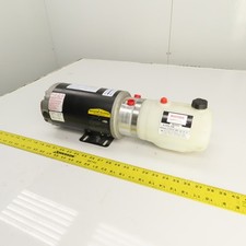 Bucher M-4304-0146 1HP Hydraulic Pump Power Unit 1/2 Gallon 110/230V 1PH