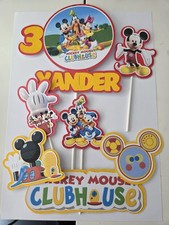 Micky Mouse Cake Topper Set