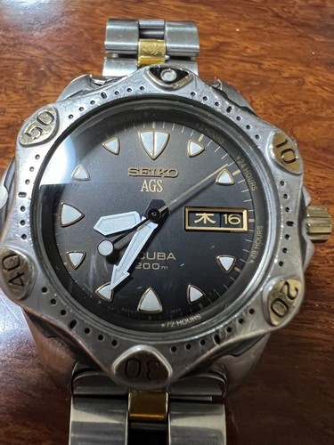 Seiko scuba 5m23 7a00 ags - scuba,