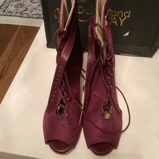 Dance And Sway UK Size 7 Latin/Ballroom Purple Dance Shoes Brand New (Boxed)