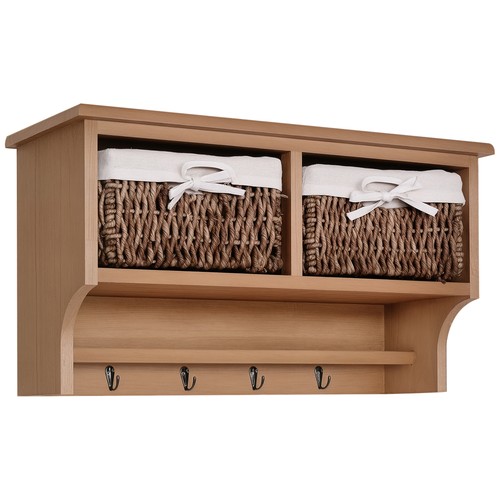 Homcom entryway coat rack - entryway,