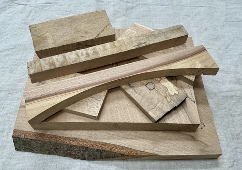 Bundle pieces of spalted - bundle,