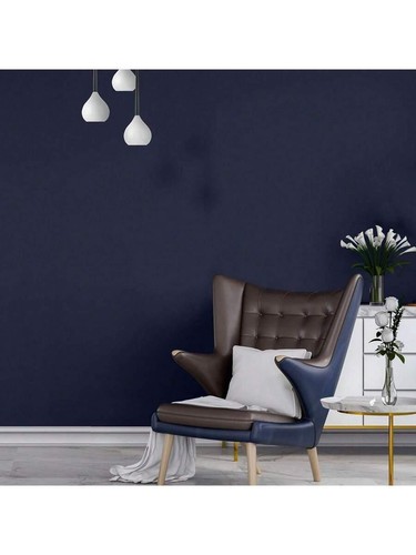 Navy blue peel stick - &,