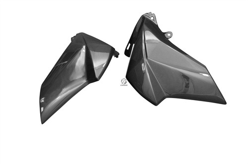 Carbon tank fairing sides for