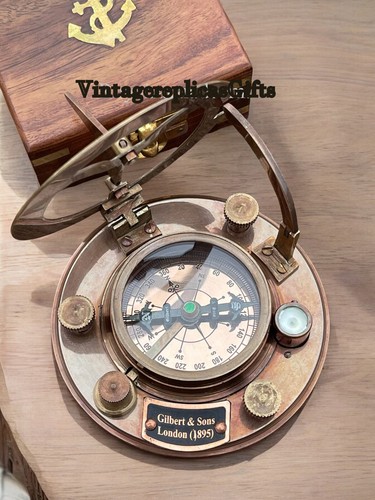Nautical sundial compass - nautical,