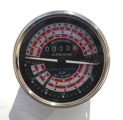 Rev counter clock mph - mph,