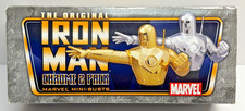 Original IRON-MAN (2-Pack) CHROME BOWEN Marvel Comics 6" Mini-Busts #882 of 1000
