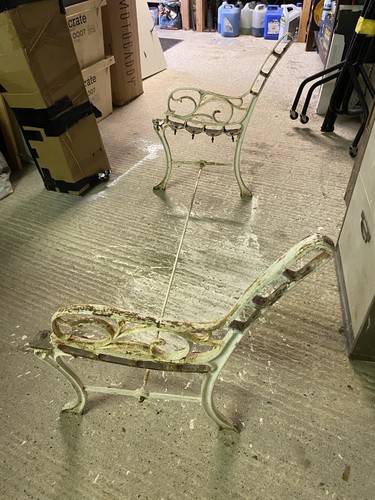 Wrought iron bench - wrought,