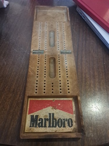 Marlboro cribbage board - board, only