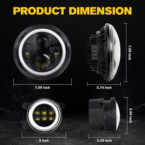 Led motorcycle headlight - led,