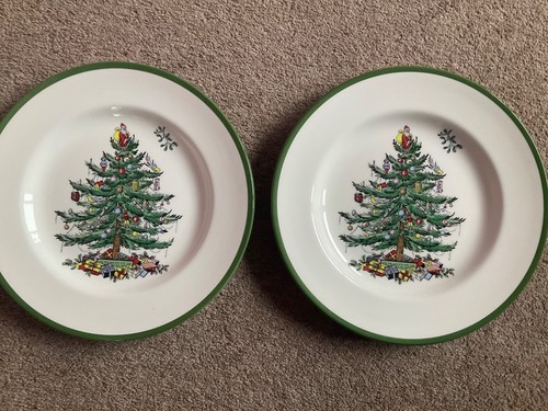 Spode christmas dinner plates - spode,