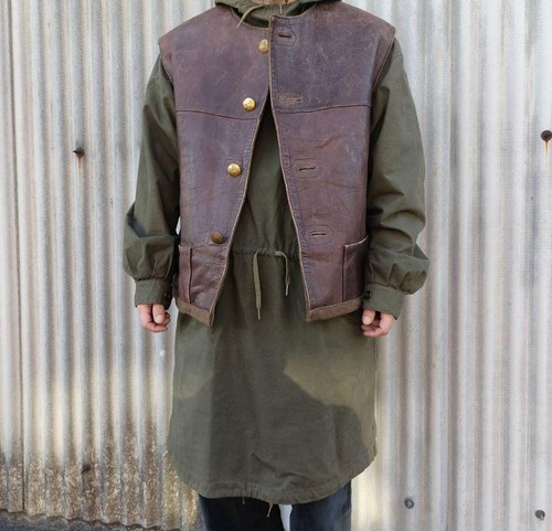 Vintage belgian army leather - belgian,