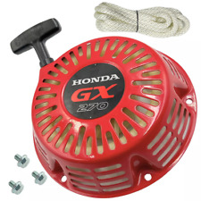Recoil Pull Starter Red For Honda GX240 GX270 Engine Generator Rope & bolts