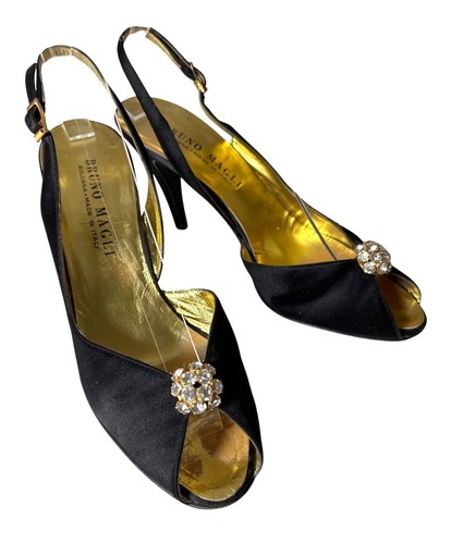 Bruno magli black satin - magli,