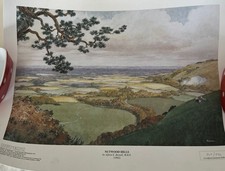 Vintage Rupert Bear Nutwood Hills Limited Edition Print by Alfred Bestall