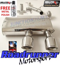 Milltek GOLF R32 MK5 Exhaust Cat Back System Non Res Louder Polish SSXVW133