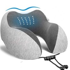 Memory Foam U Shaped Travel Pillow Neck Support Soft Head Rest Plane Car Cushion