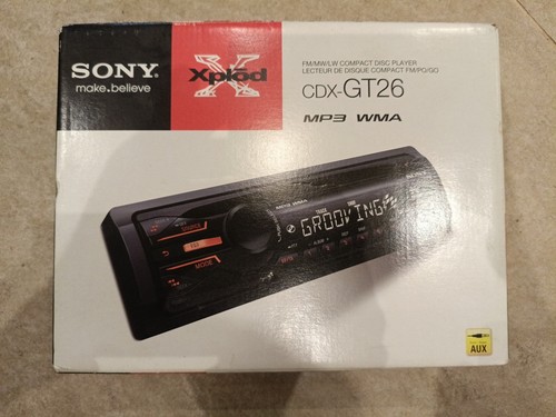 Sony xplod cdx - sony, in