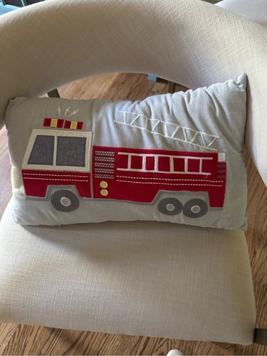 Embroidered fire truck - embroidered,
