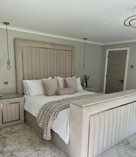 Linestyle art deco bed - linestyle,