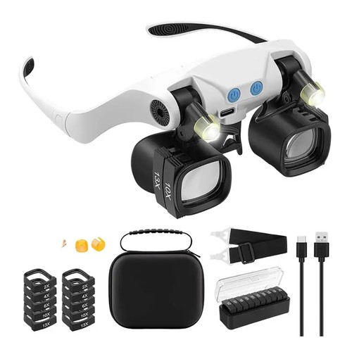 Hands free magnifying glass - magnifying,