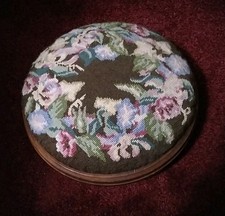 Vintage Round Footstool
