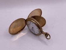 Antique Vintage Standard Pocket Watch 10 Year GF Gold Filled Double Hunter Runs!