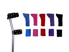 Crutch Covers Hand Arm Cuffs Elbow Forearm Handle Crutches Soft Sleeve Comfy NHS