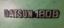 DATSUN 180 B- VINTAGE  CAR BADGE / EMBLEM - 210  X 30  MM