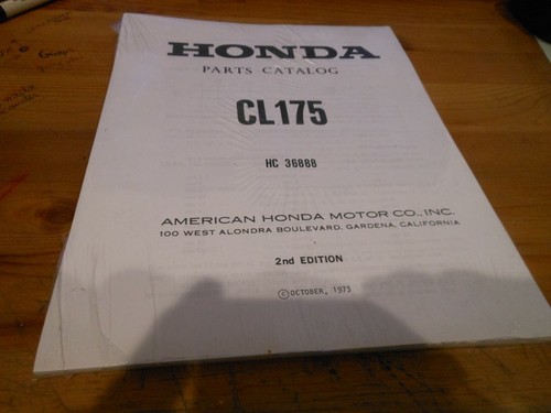 Honda dealer photocopy parts - honda,