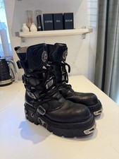 New Rock Reactor Spike Boots