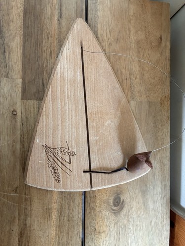 Cheese wire board wooden mouse - wooden,