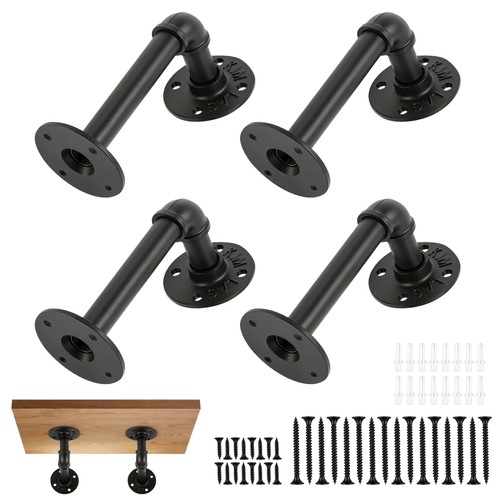 4pcs pipe shelf brackets - 4pcs,