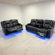 Orlando Black Leather Electric