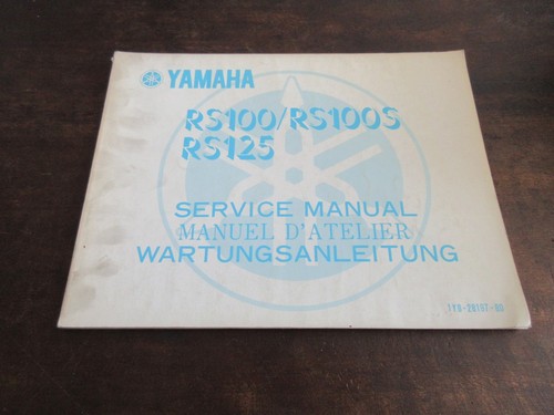 Yamaha rs100 rs100s - yamaha,