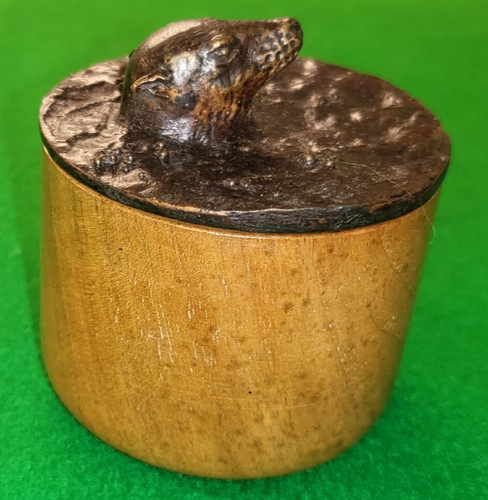 Bronze otter lid walnut - bronze,