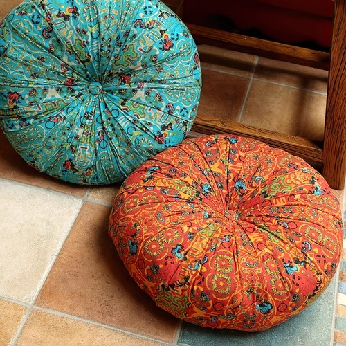 Boho cushion round floor - boho,